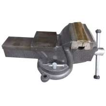 5 inch heavy duty bench vise with anvil, high carbon steel vise, crimping, tightening, end cutting, rolling