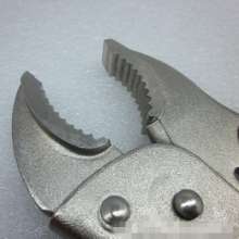 Plastic handle vigorous pliers 10 inch round mouth gourd mouth vise with adjustable opening