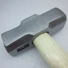 Supply octagonal hammer with wooden handle sledge hammer 4P6P8P45 steel forged and polished white hammer