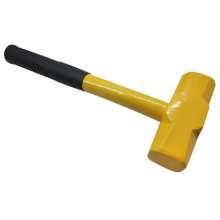 Anti-vibration steel pipe handle octagonal hammer with paint pound hammer large hammer for construction site
