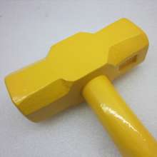 Anti-vibration steel pipe handle octagonal hammer with paint pound hammer large hammer for construction site