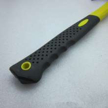 Supply of plastic-coated fiber handle claw hammer two-color handle hammer construction and installation hardware tools