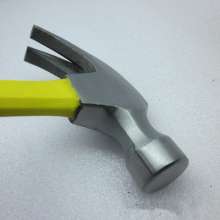 Supply of plastic-coated fiber handle claw hammer two-color handle hammer construction and installation hardware tools