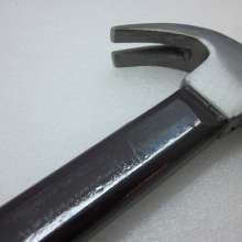 Plumber's hammer with square head suction nail hammer, lightweight mahogany handle claw hammer