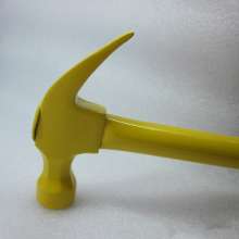 Paint color claw hammer 0.5 carbon steel coated steel pipe handle with nail hammer hardware tools
