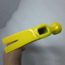 Paint color claw hammer 0.5 carbon steel coated steel pipe handle with nail hammer hardware tools