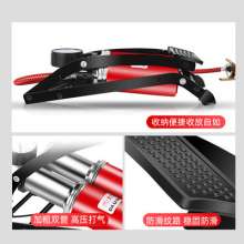 Hercules high-pressure dual-tube foot pump. Inflator. High-pressure labor-saving mountain bike pump. Tire inflator JC602B