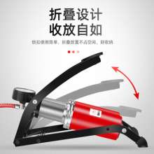 Hercules high-pressure dual-tube foot pump. Inflator. High-pressure labor-saving mountain bike pump. Tire inflator JC602B