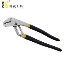 Borui high-end plastic dipped water pump pliers (8-12 inches) double-color plastic dipped handle card water pump pliers water pump pliers thickened heavy-duty pipe pliers