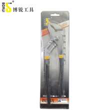 Borui high-end plastic dipped water pump pliers (8-12 inches) double-color plastic dipped handle card water pump pliers water pump pliers thickened heavy-duty pipe pliers