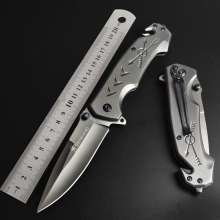 Outdoor Folding Knife Switch Knife Pocket Knife Folding Self-defense Knife Wilderness Survival Stall Commodity Fruit Knife Browning Special Army Knife FA18