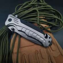 Outdoor Folding Knife Switch Knife Pocket Knife Folding Self-defense Knife Wilderness Survival Stall Commodity Fruit Knife Browning Special Army Knife FA46