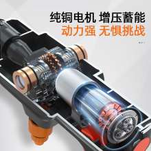 Concerned about the high-pressure car wash water gun. Wireless car wash locomotive with home portable charging. High-pressure water gun. Lithium battery water pump.