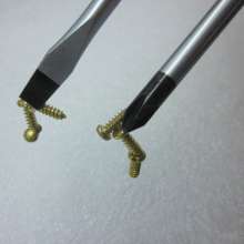 Industrial-grade Phillips screwdriver, two-color lychee pattern handle screwdriver, hand tool screwdriver
