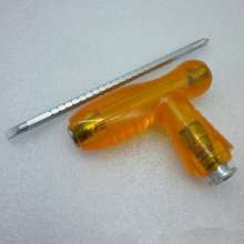 Crystal handle T-shaped multi-purpose screwdriver, screwdriver, screwdriver, can knock triangle screwdriver
