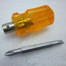Supply two-purpose screwdriver screwdriver screwdriver radish head short short rod 6X38MM