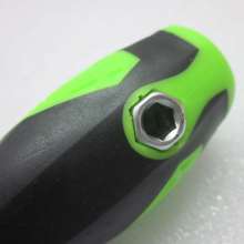 Two-color handle screwdriver, three-purpose manual screwdriver, retractable screwdriver, T-shaped screwdriver