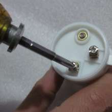 Two-color crystal handle telescopic screwdriver Phillips mini 4MM thin rod dual-use screwdriver
