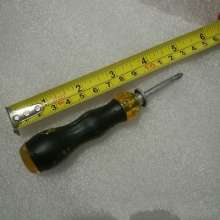 Two-color crystal handle telescopic screwdriver Phillips mini 4MM thin rod dual-use screwdriver