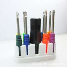 Manual screwdriver set 9-piece combination set special-shaped screwdriver triangle U-shaped X-shaped cross bit special-shaped