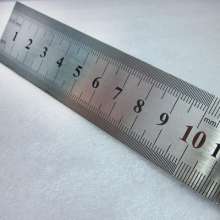 Metal steel ruler metric and inch stainless steel plate ruler double-sided dual-purpose steel ruler 15CM to 2M measuring tool ruler