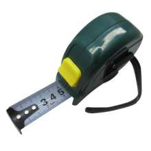Supply steel tape measure green and yellow two-color thickened ruler with new material resistant to multi-specification length measuring tool