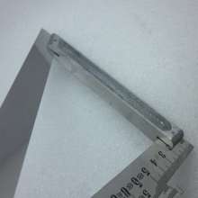 Angle ruler measuring tool for craftsman with aluminum alloy seat triangle ruler