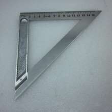 Angle ruler measuring tool for craftsman with aluminum alloy seat triangle ruler