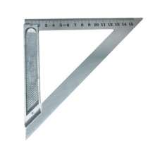 Angle ruler measuring tool for craftsman with aluminum alloy seat triangle ruler