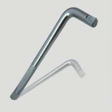 Gray mirror L-shaped bent rod wrench auto repair auto maintenance manual hardware tools