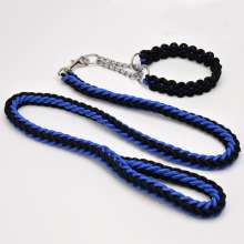 Eight-strand rope dog chain Tibetan mastiff large dog leash Hand-woven pet leash Large dog leash