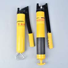 Grease Gun Butter Gun Manual Grease Gun 500cc 600cc Single and Double Pressure Rod Transparent Grease Gun Self-priming Grease Gun Bar