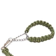 Two-color collar, eight-strand rope, medium and large dog traction rope, puppy rope, dog chain, pet traction rope