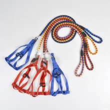 Large supply of pet leashes Hand-knitted four-strand dog leash