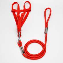Dog leash, dog leash, nylon dog leash, pull-resistant pet leash, P-chain leash