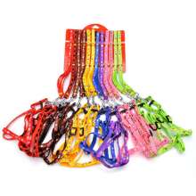 Small dog pet chest harness, dog chain, nylon leash, pet leash, factory direct sales