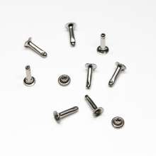 Factory direct supply of double-sided rivets. Hollow rivets. Single-sided cap studs. Apparel decoration in various specifications in stock