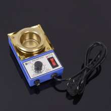 Adjustable temperature melting furnace. Small 100w. 150w. 250w 300w. Alloy solder pot. Dip soldering machine flux tin pot