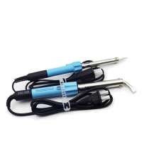 Hengjiang 603 electric heating glue handle. Stainless steel electric soldering iron. Electric soldering iron with light 50W. Household electrician welding
