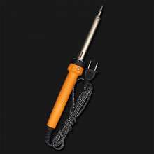 Hengchuan soldering electric hot glue handle soldering iron. Stainless steel manual electric soldering iron set. 60W pointed electric soldering iron