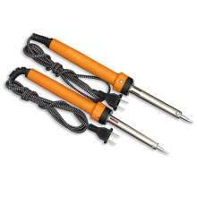 Hengchuan soldering electric hot glue handle soldering iron. Stainless steel manual electric soldering iron set. 60W pointed electric soldering iron