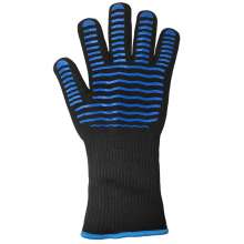 Silicone gloves. High temperature resistant 500 degree gloves. BBQ flame retardant non-slip multifunctional barbecue insulated gloves. Microwave oven and high temperature resistant gloves.