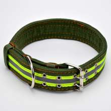 Nylon Collar Dog Collars for Bulldogs, Pet Collars, Copper Buckle Dog Collars