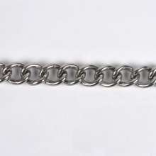 Factory direct stainless steel dog chain, stainless steel collar, twist chain, 201 stainless steel chain