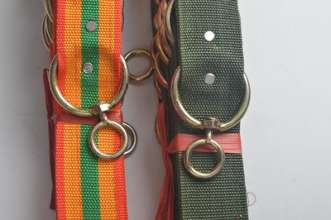 Pet collar manufacturers sell double-eye collars, army green pet collars, various types