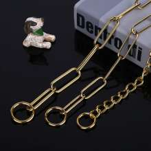 Chain manufacturers produce pet collars that are tensile and wear-resistant and do not hurt the hair. Multi-specification pet copper collars