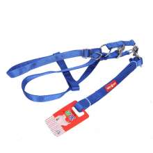 Pet Supplies Nylon Steel Buckle Chest Back Dog Leash Dog Nylon Leash Cord Cat Pet Strap with Chest Back