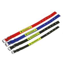 Factory direct sales dog collar working dog collar medium and large dog traction collar flat pet products