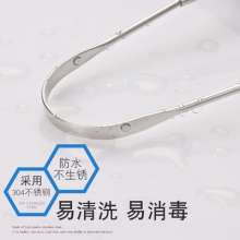 Stainless steel U-shaped tongue scraper. Tongue board. Mouth and tongue coating. Cleaner tongue. Clean to remove bad breath and tongue coating for adults