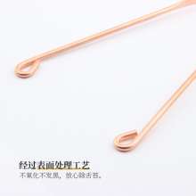 U-shaped tongue scraping. Cleaner. Tongue board. Copper tongue scraper oral cleaning care for removing bad breath tongue brush
